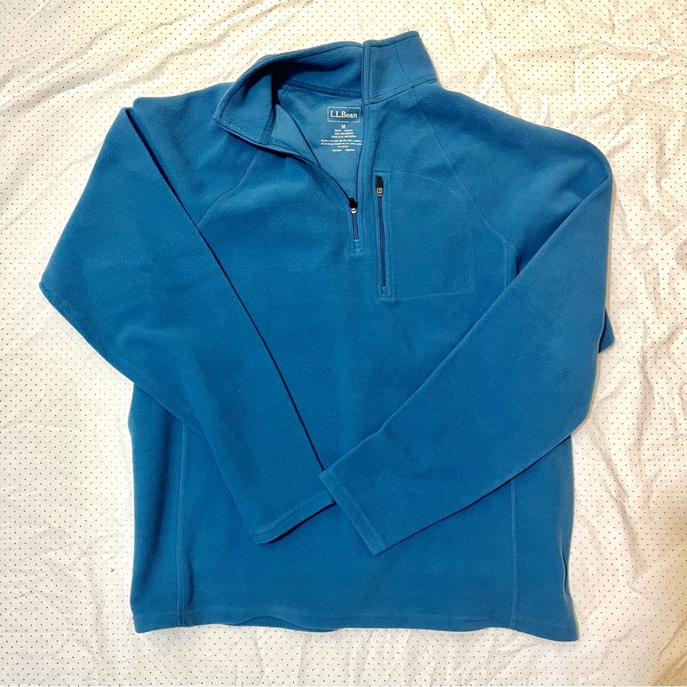 LIKE NEW Men’s L.L. Bean Fleece Quarter-zip